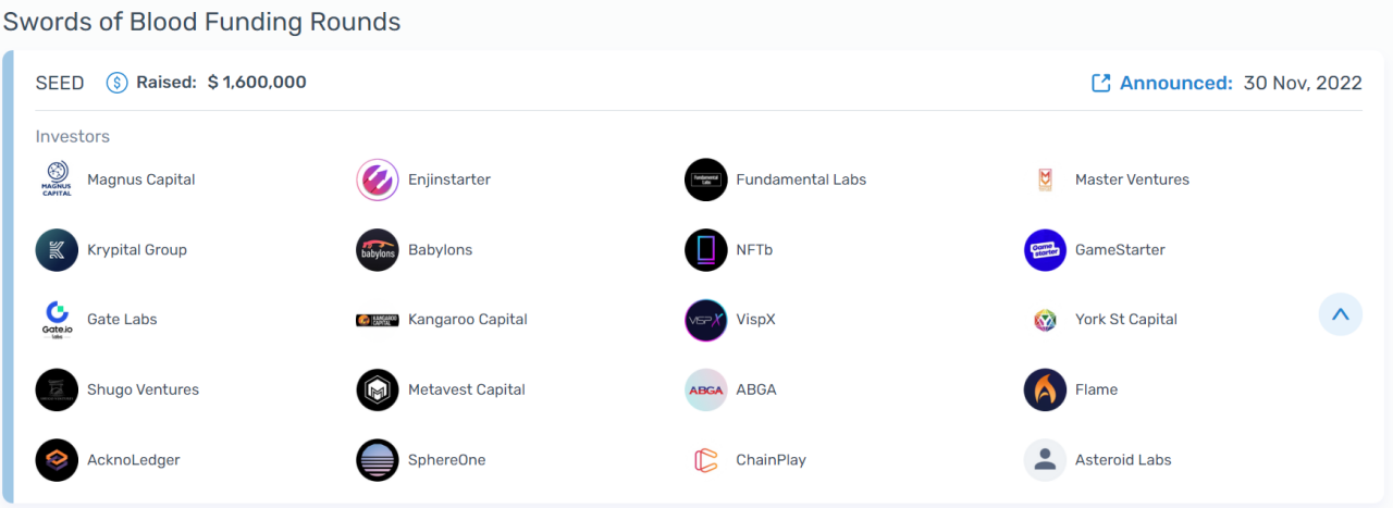 Swords of Blood血之剑：巨大增长潜力的AAA质量级RPG游戏| veDAO研究院