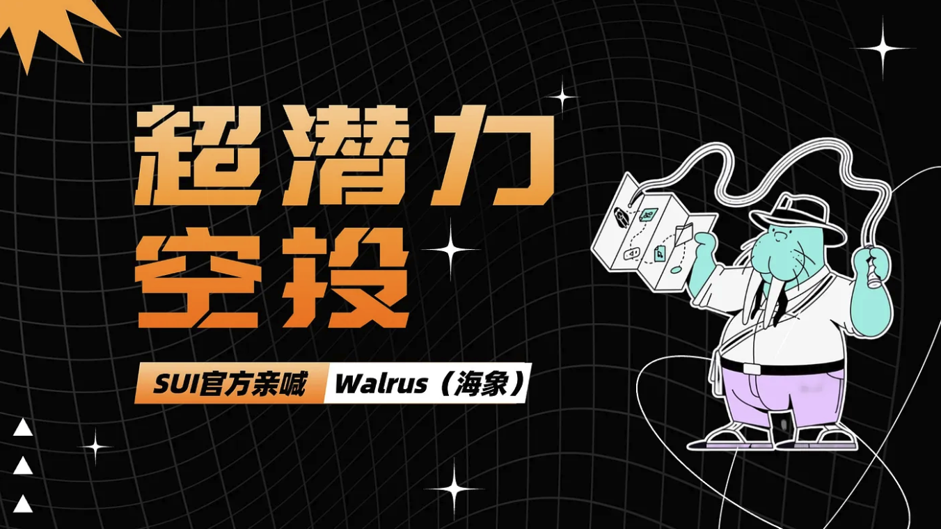 加密狗整编空投第325篇:Walrus（海象）测试网空投教程（SUI亲喊）