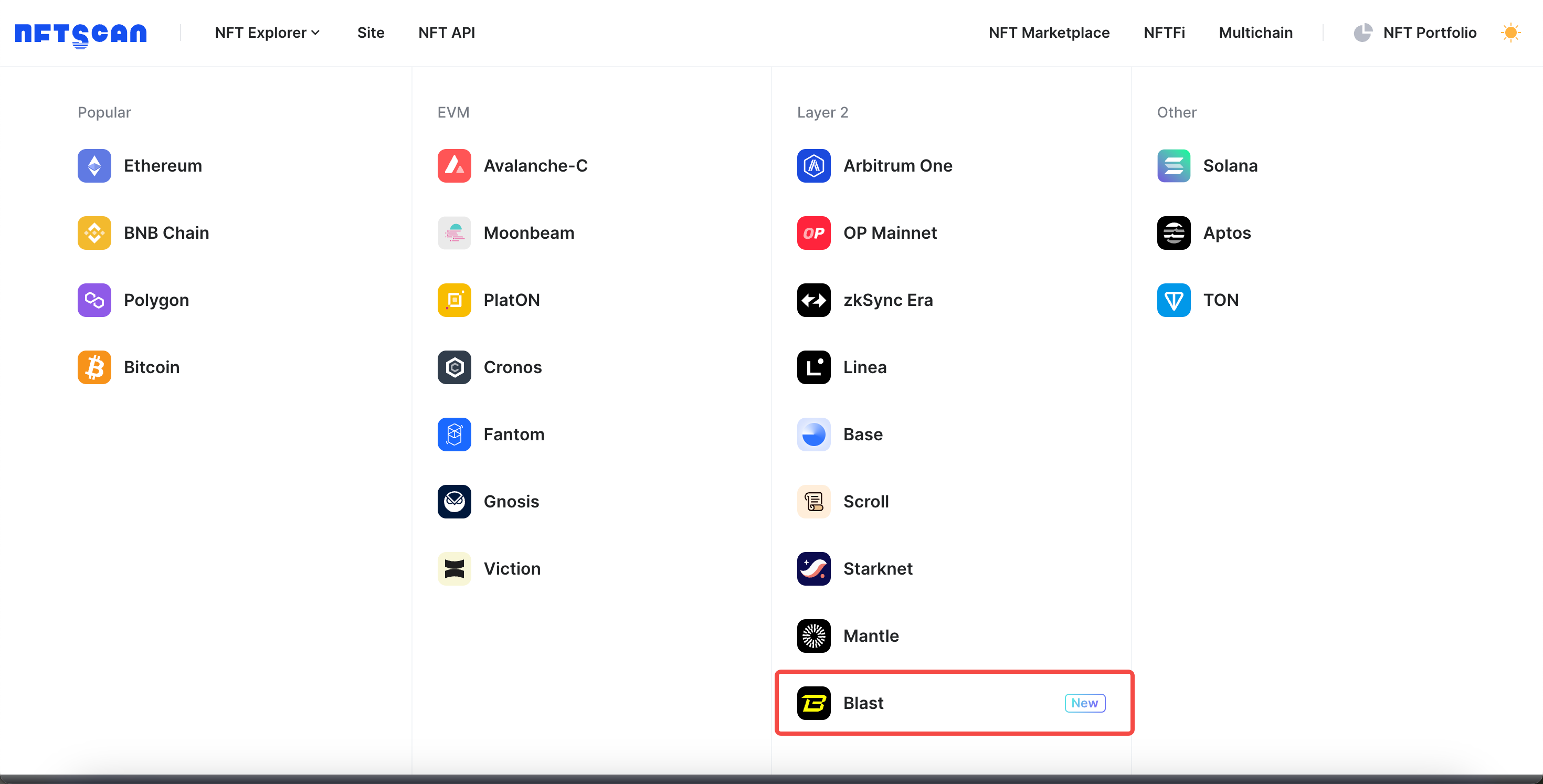 NFTScan 正式上线 Blast NFTScan 浏览器和 NFT API 数据服务
