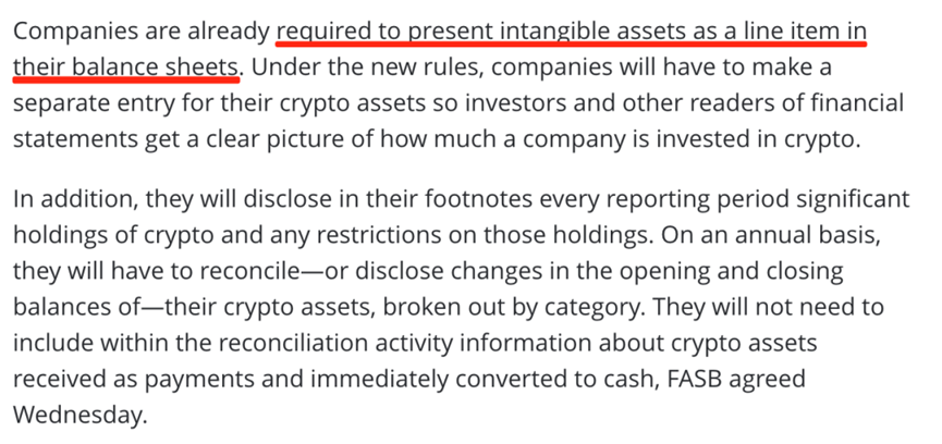 币圈大牛市来临！大量上市企业将疯狂买入比特币！美国会计新规推进加密货币市场发展！