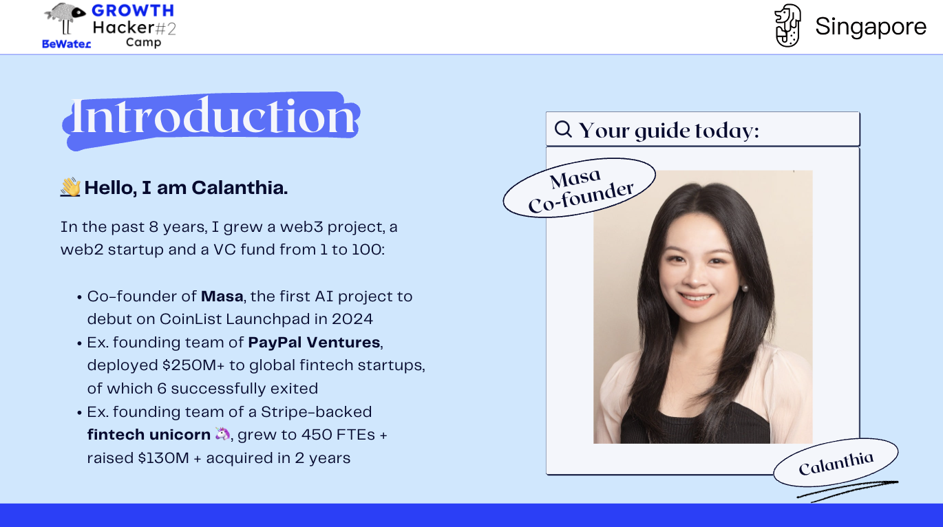 Crypto 增长论｜Masa 联创 Calanthia：Web3 社区始于 100 个真实大使