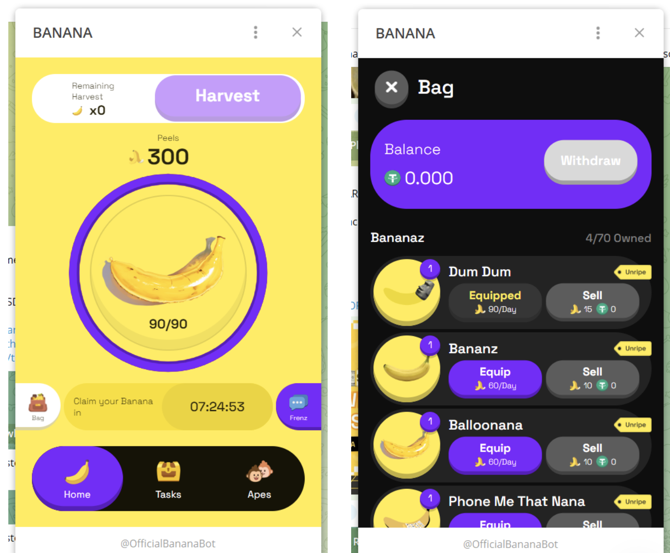 点点鼠标剥香蕉：The Banana Game可否成为下一个NotCoin？