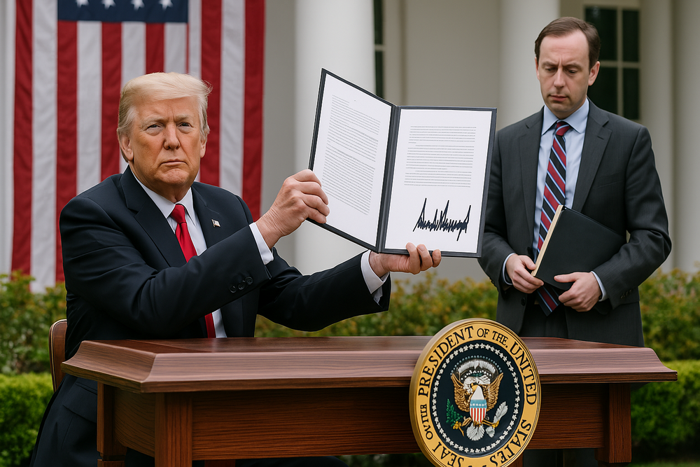 トランプ大統領の新たな関税措置は世界の金融市場に衝撃を与え、暗号通貨は急落した。