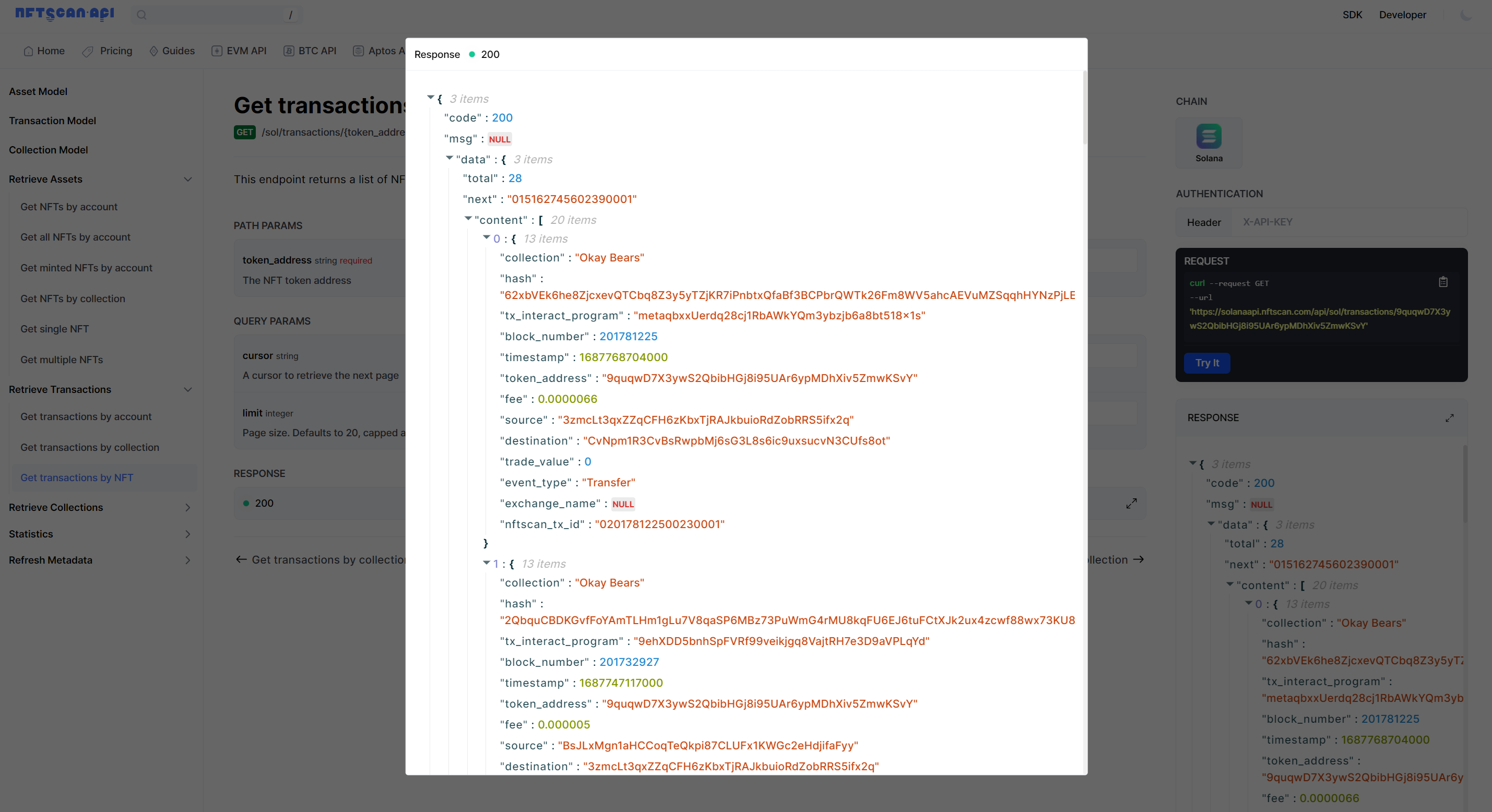 怎样使用 NFTScan Solana API 快速创建 NFT 应用程序？