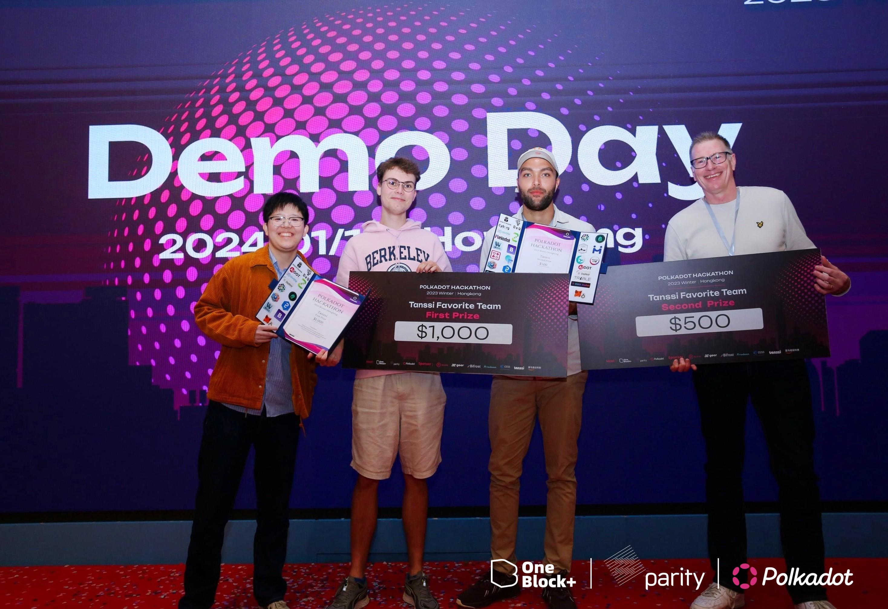 获奖公布 | 2023 冬季波卡黑客松大赛决赛 DemoDay 揭晓最高荣誉！