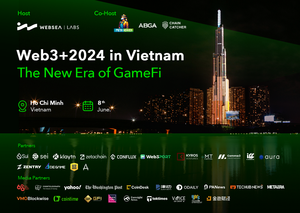 ABGA将协办“Web3+2024 in Vietnam：GameFi新纪元”全球峰会