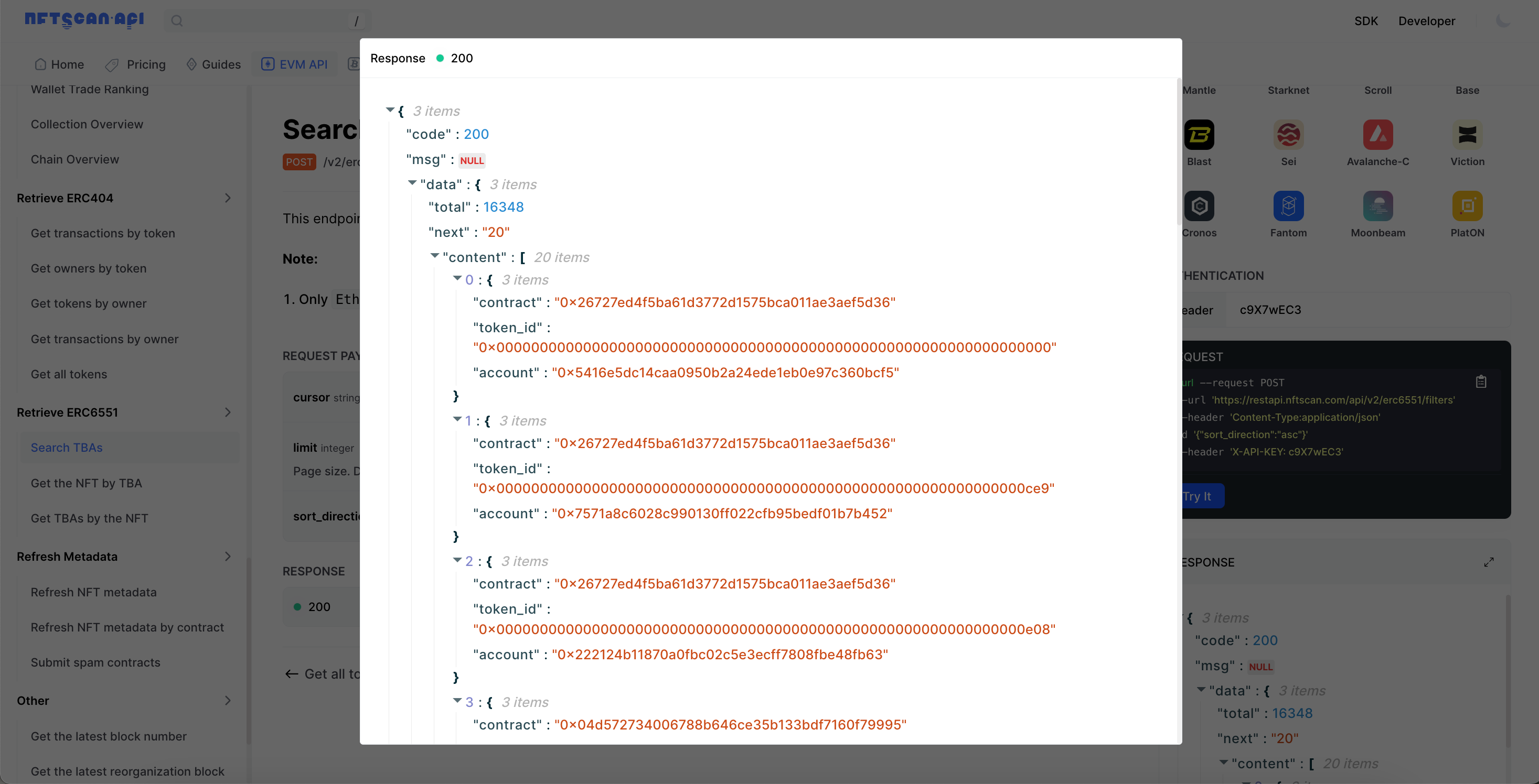 NFTScan 正式上线 ERC-6551 NFT API 数据服务！