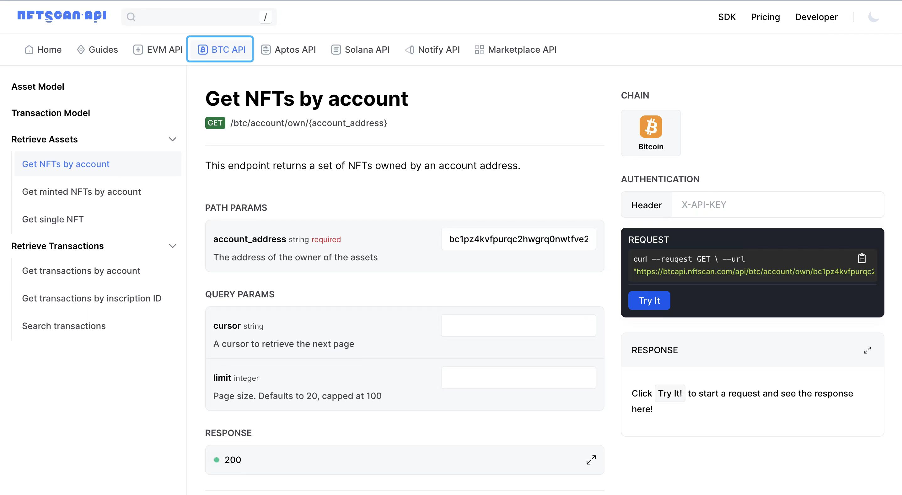 NFTScan 正式发布 Bitcoin NFT 浏览器，支持 Ordinals NFT 和 BRC20 资产