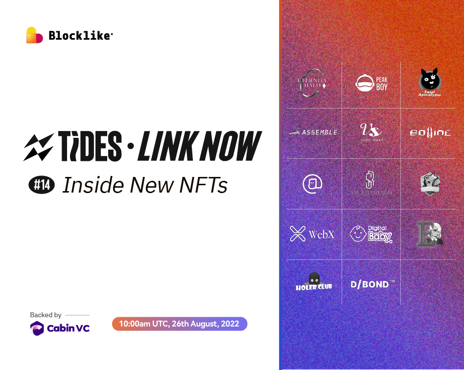 Blocklike Link Now「Inside New NFTs」，暢談熊市 NFT 發展挑戰與機遇