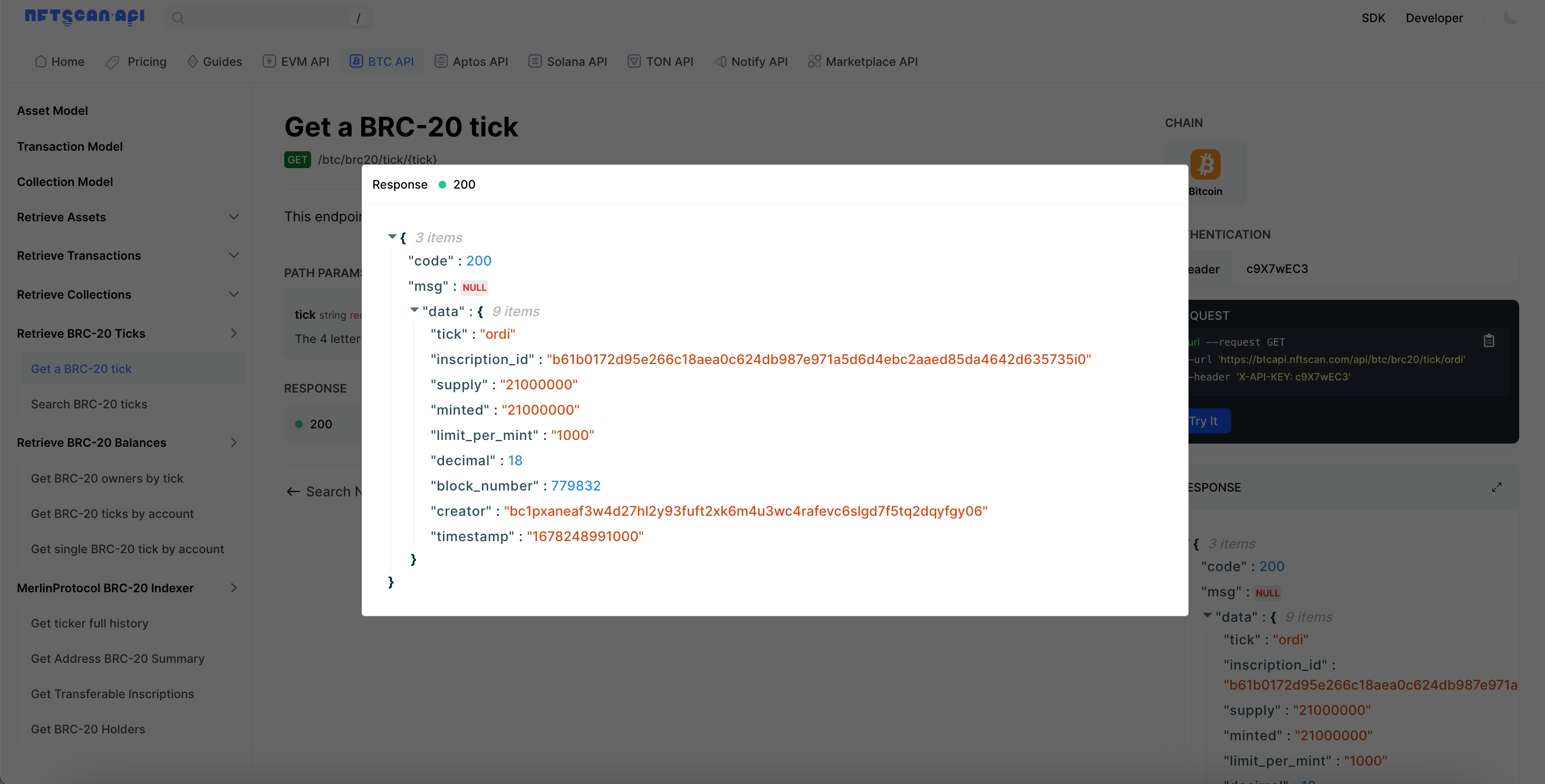 如何利用 NFTScan NFT API 在 Bitcoin 网络上开发 Web3 应用