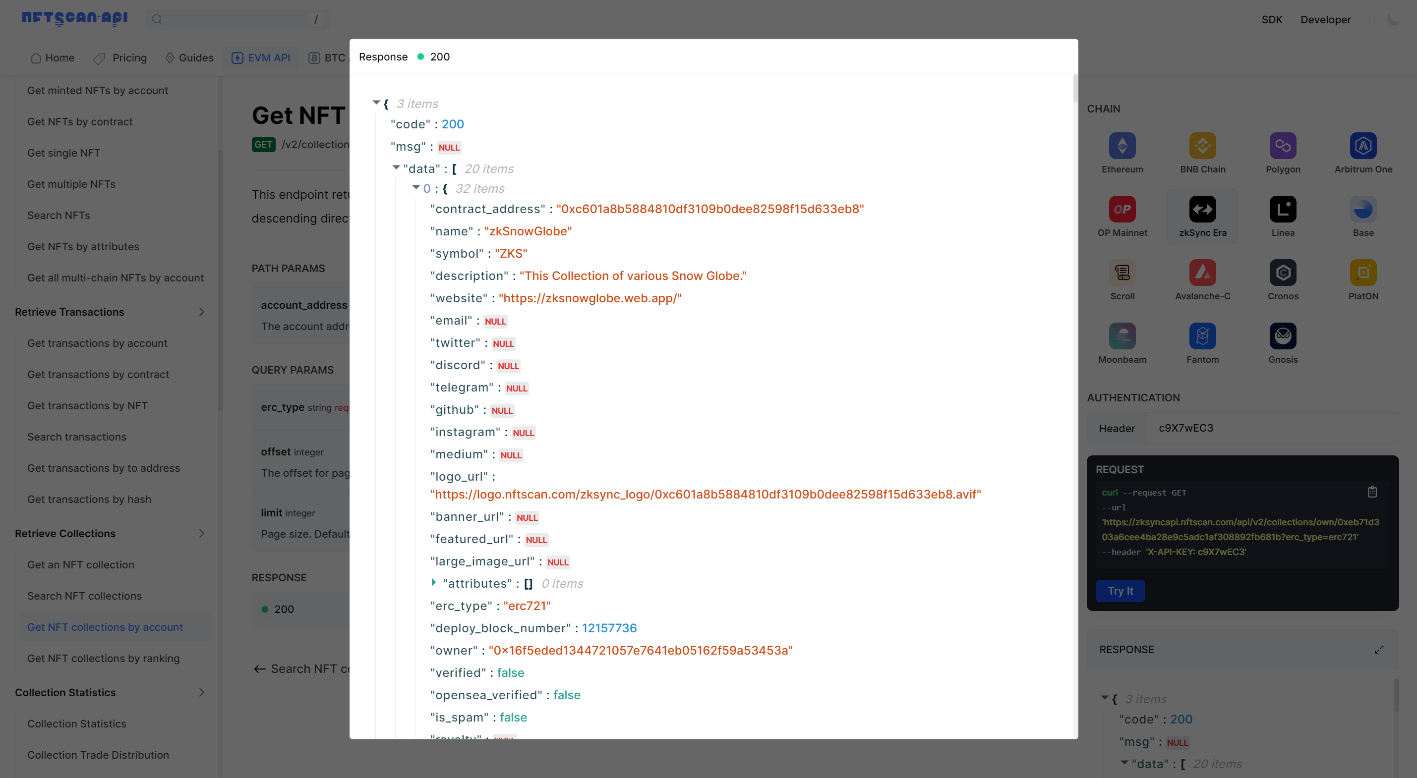 如何使用 NFTScan NFT API 在 zkSync 网络上开发 Web3 应用