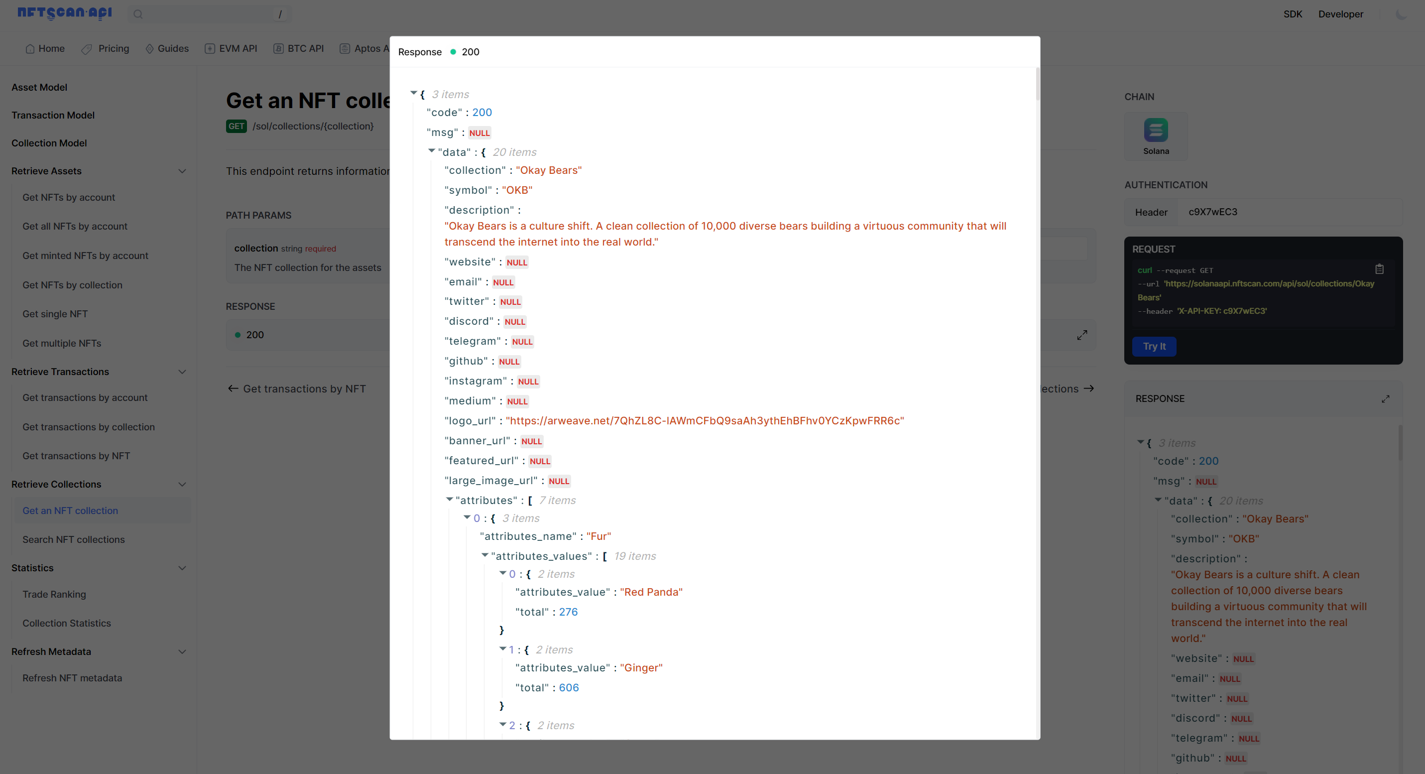 怎样使用 NFTScan Solana API 快速创建 NFT 应用程序？
