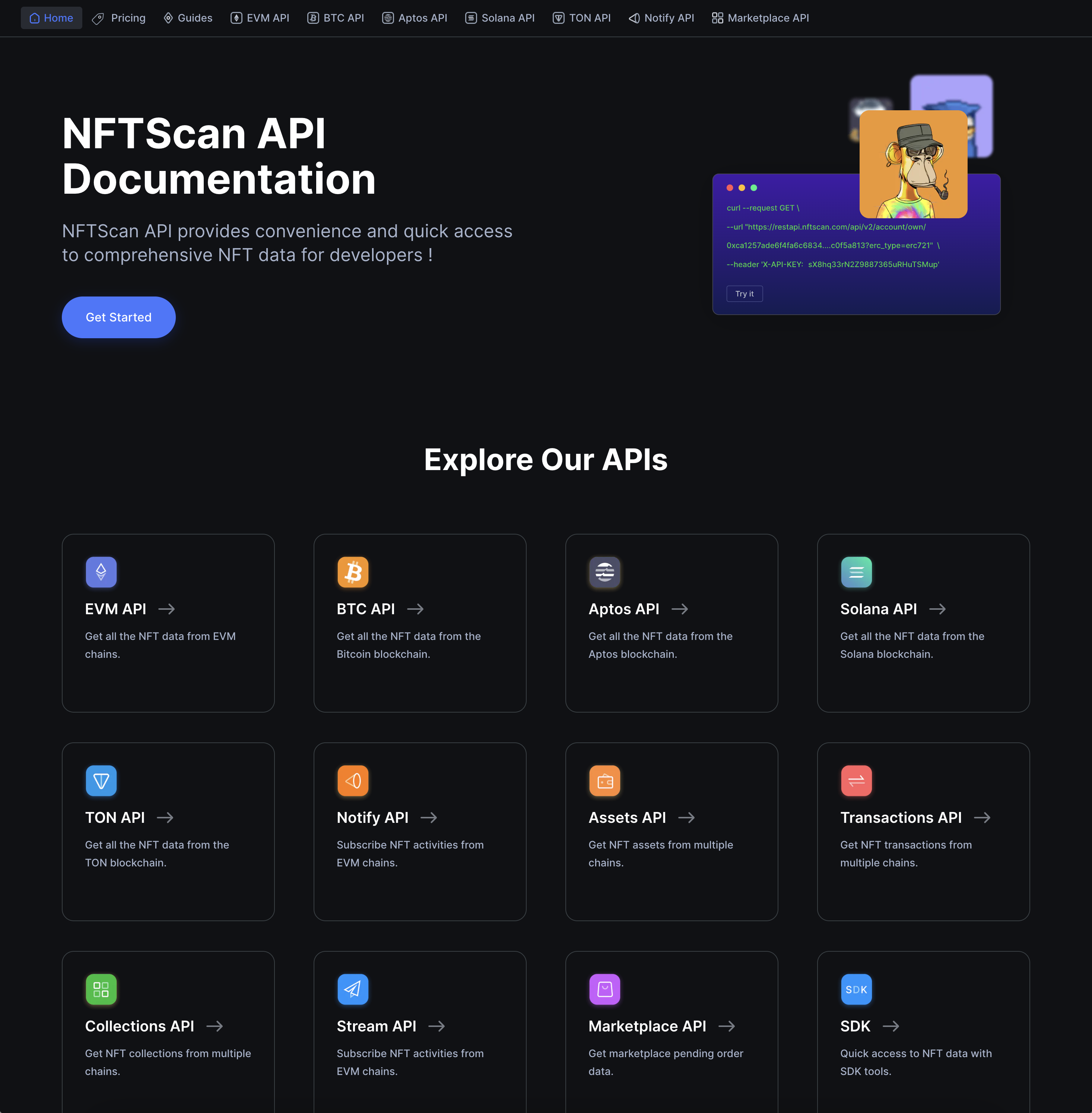 如何使用 NFTScan API 检索 NFT 合约地址下 Transactions 数据