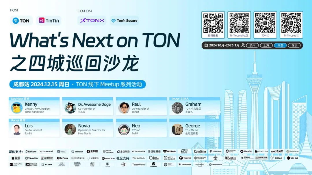 What's Next on TON 成都站｜聚焦生態創新，共享技術前沿