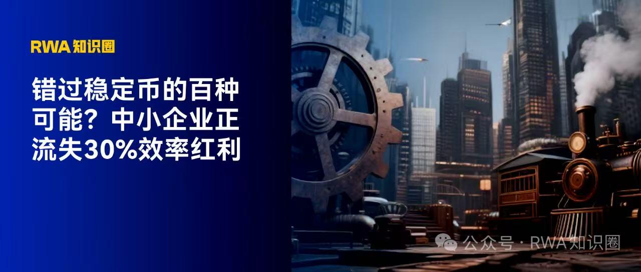 错过稳定币的百种可能？中小企业正流失30%效率红利题
