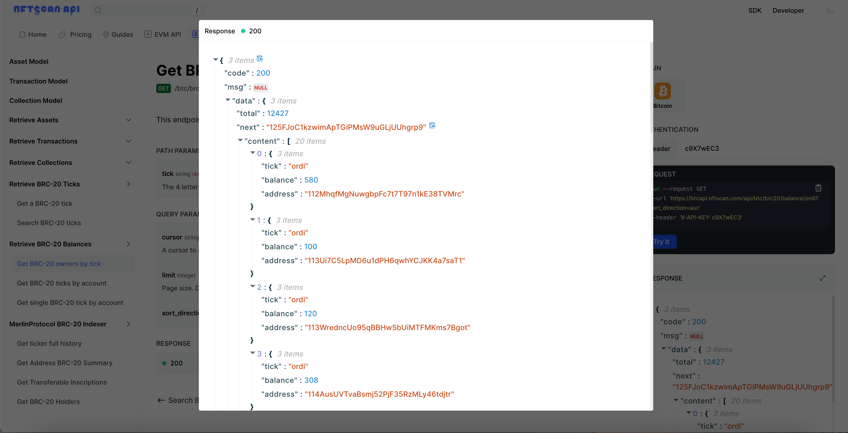 如何利用 NFTScan NFT API 在 Bitcoin 网络上开发 Web3 应用