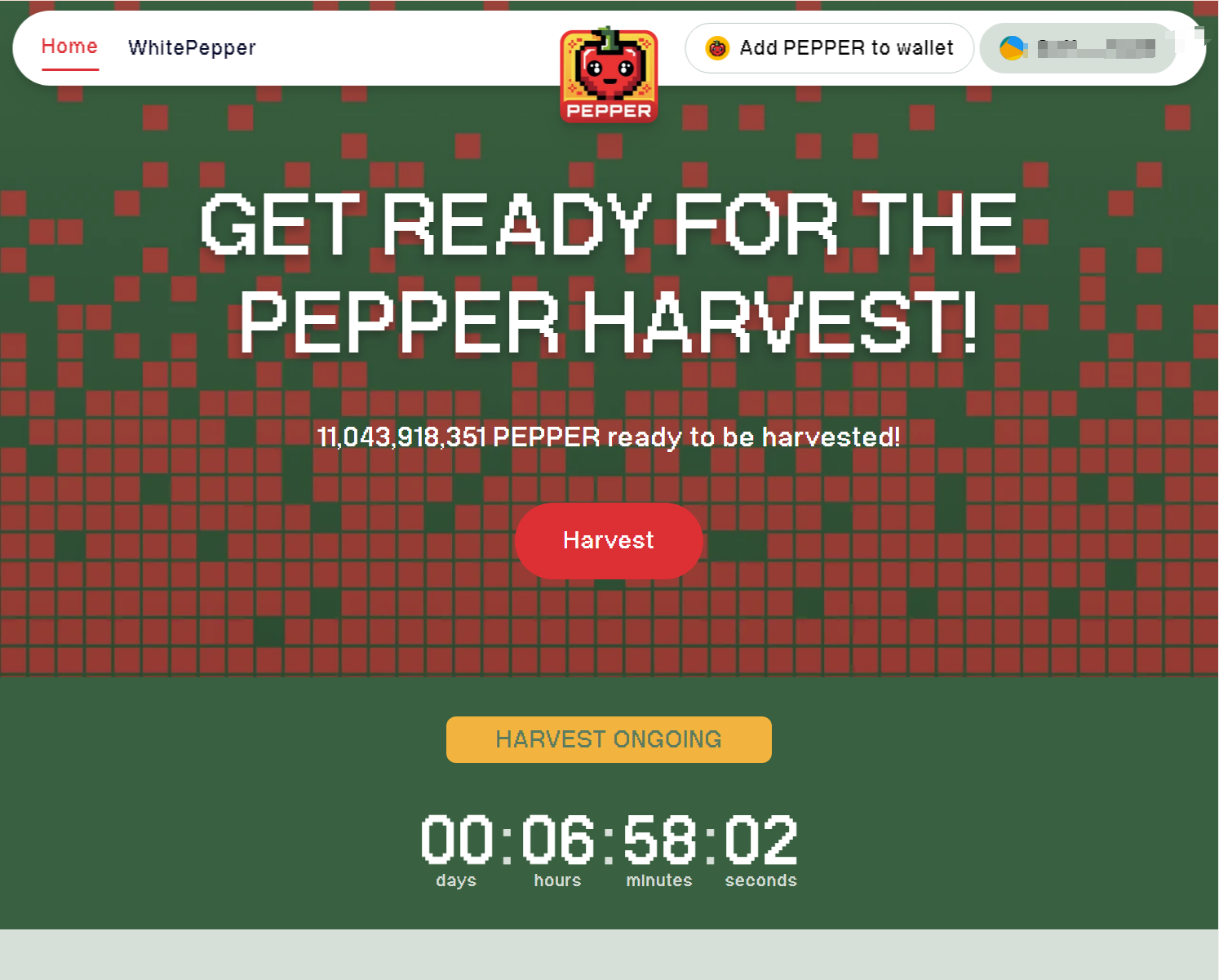 质押chz收获$pepper教程