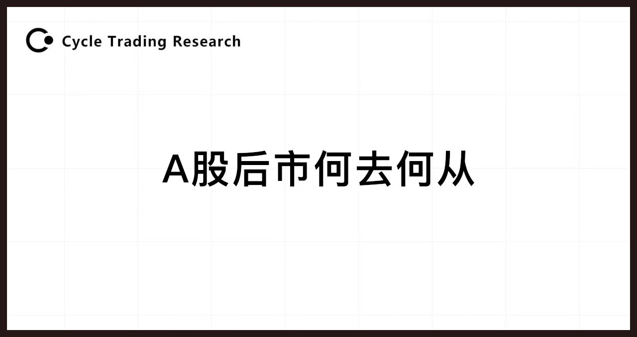 Cycle Trading: 史诗级暴涨后，A股后市何去何从？