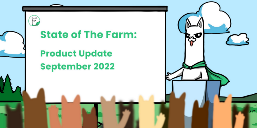 农场现况：2022 九月的路线图更新并宣布新产品！