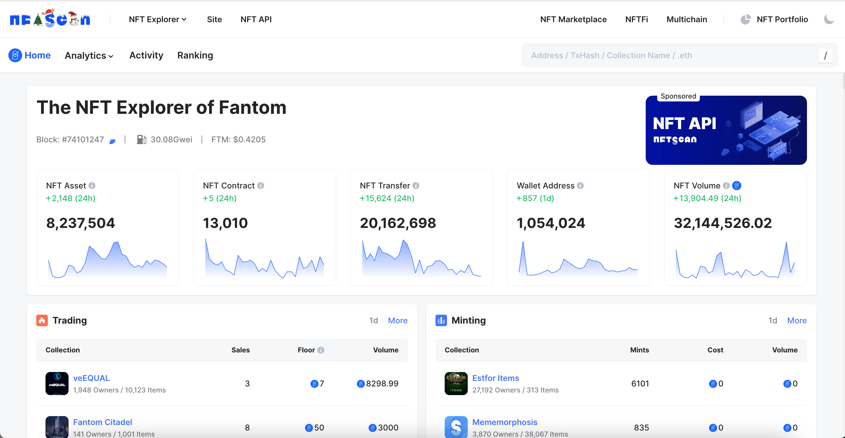 如何使用 NFTScan NFT API 在 Fantom 网络上开发 Web3 应用