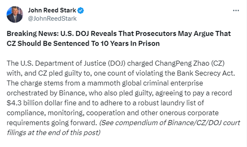 币圈惊天内幕！赵长鹏出卖孙宇晨，只为争取10年减刑？加密行业将迎来巨变！