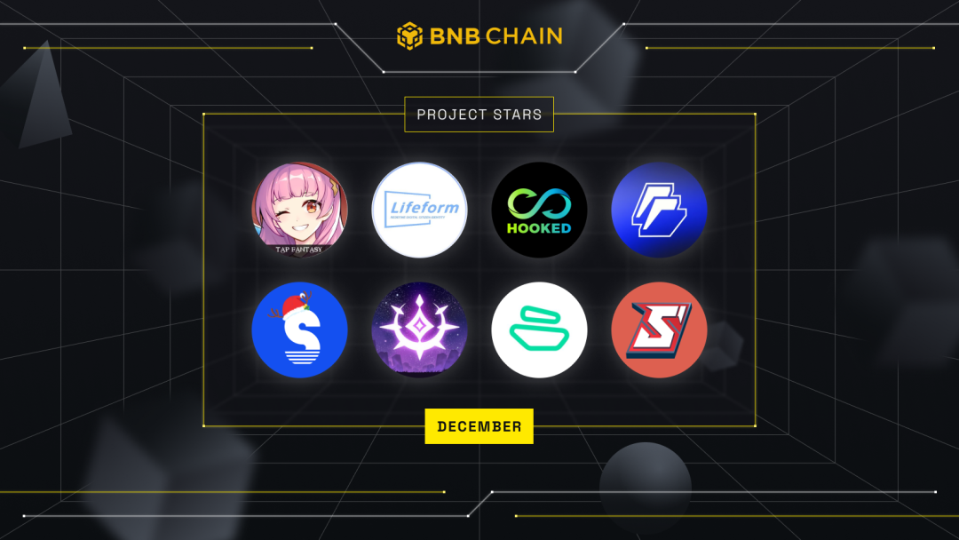 2022 年 BNB Chain 之星 （12 月榜单）