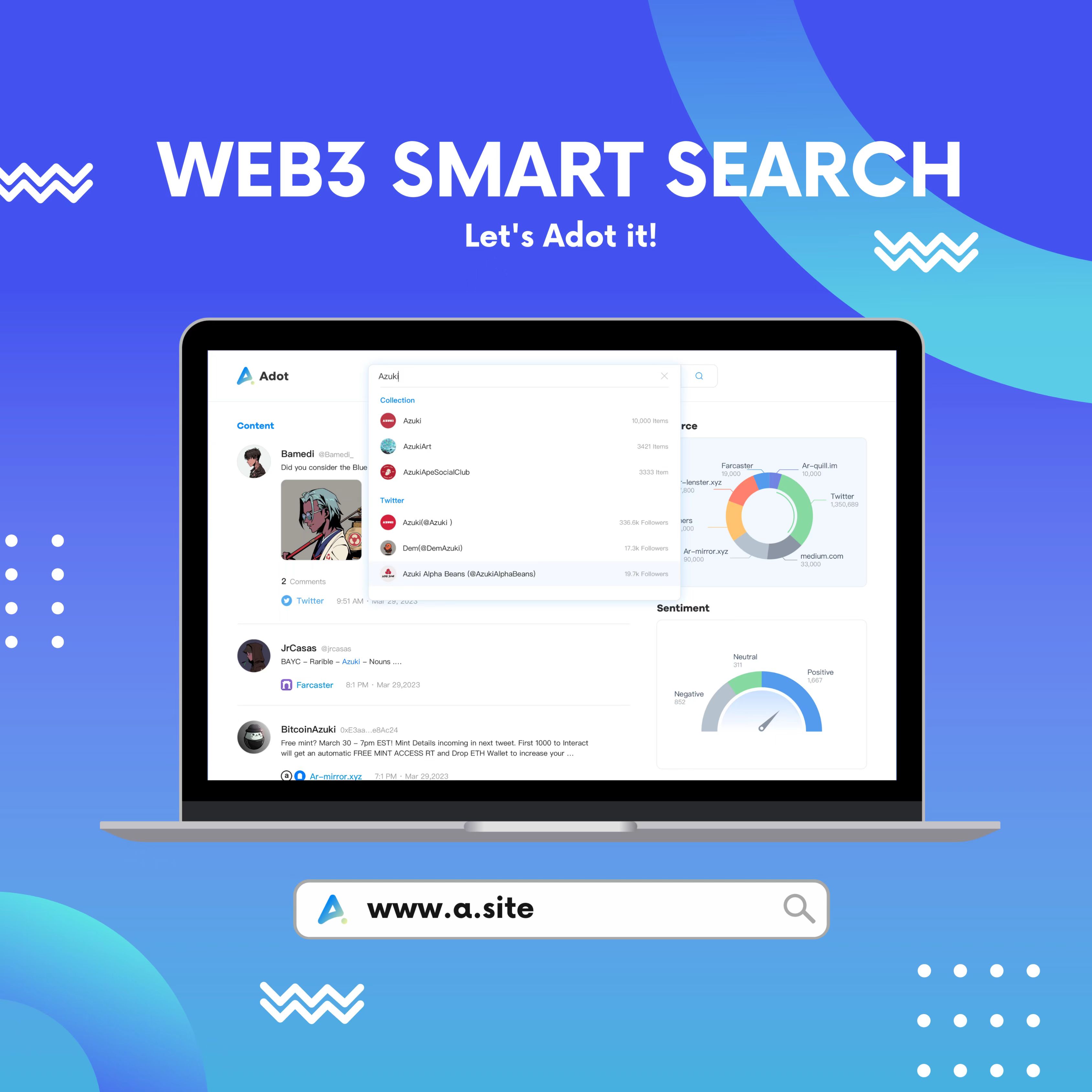 NFTScan 与 Adot 达成合作伙伴,双方在多链 NFT 数据方面展开合作