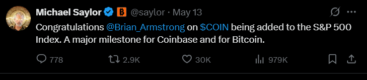 当指数基金持有Coinbase的那一刻，华尔街已把缰绳套上了加密自由的脖颈