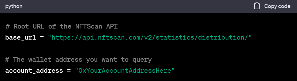 指南：通过 NFTScan API 获取钱包地址的 NFT Statistics 全量数据