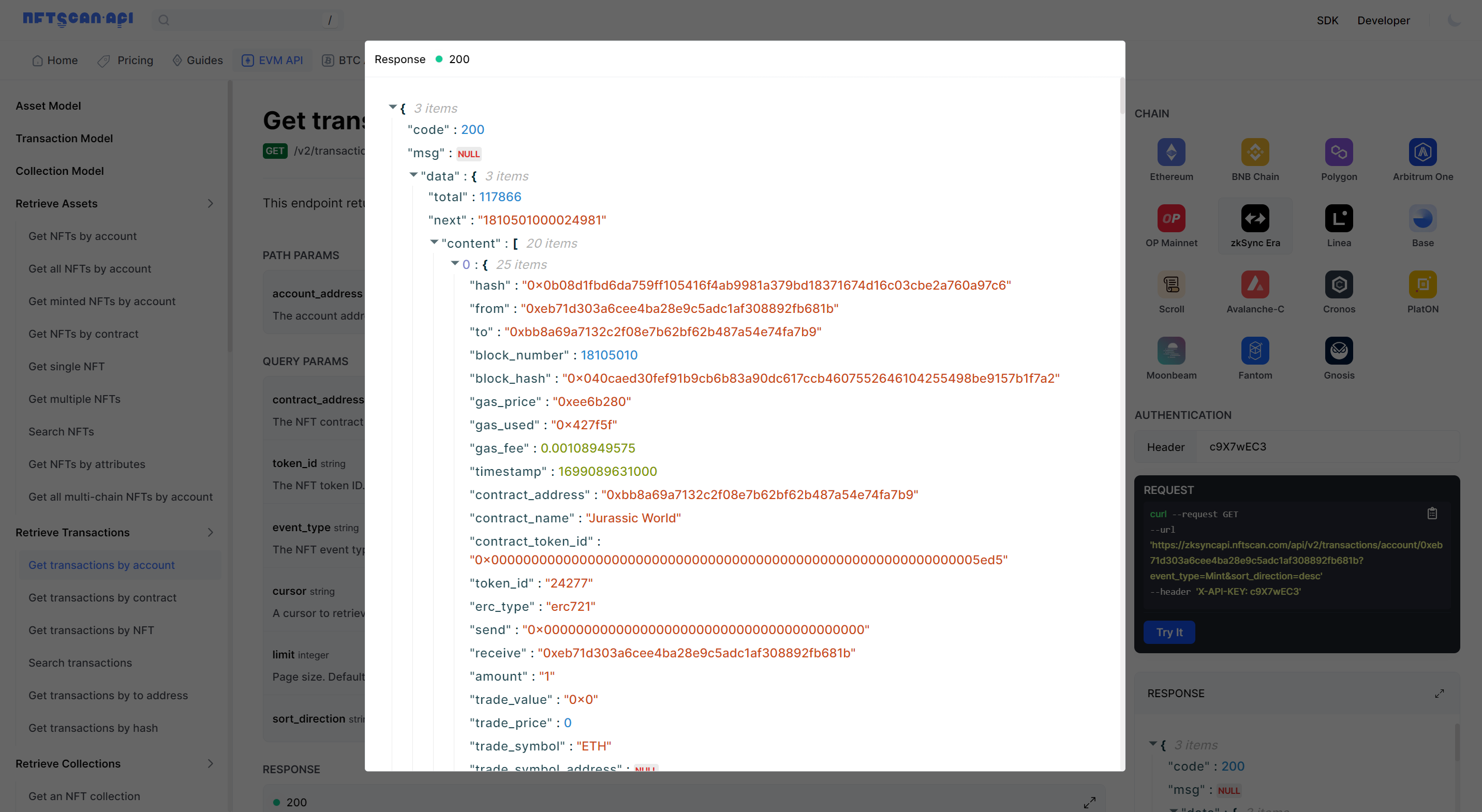如何使用 NFTScan NFT API 在 zkSync 网络上开发 Web3 应用