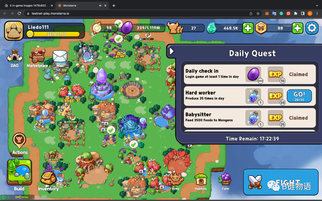 完美结合 Free to Earn 和 Play to Earn,Monsterra 在 GameFi 领域的新尝试