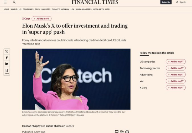 Elon Musk 正在将 X 打造成全球最大 DEX：社交+金融的终极合体