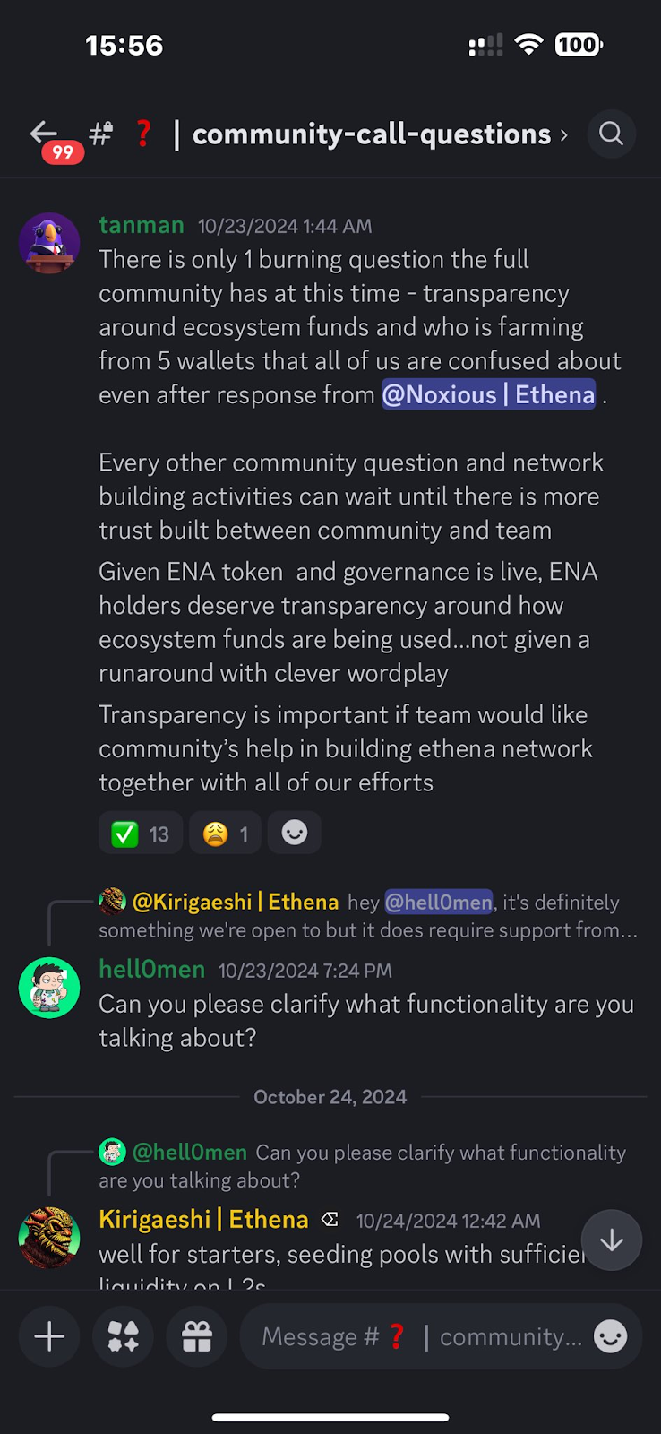 The Ethena team is facing a credibility crisis. Is the use of 180 million ENA to earn Sats intended to dilute rewards?