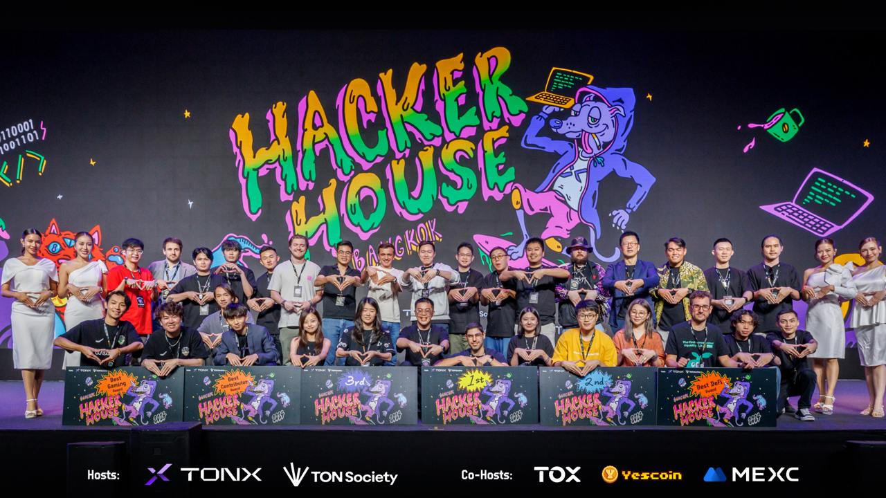 TON Hacker House 曼谷站圓滿落幕！TONX 攜手300位全球開發者締造創新70項目