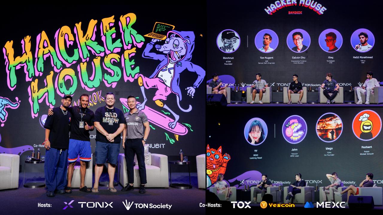 TON Hacker House 曼谷站圓滿落幕！TONX 攜手300位全球開發者締造創新70項目