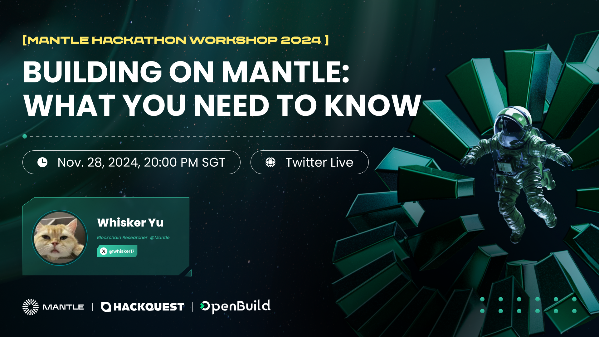 顶级评审助阵，Mantle APAC Hackathon 火热进行中