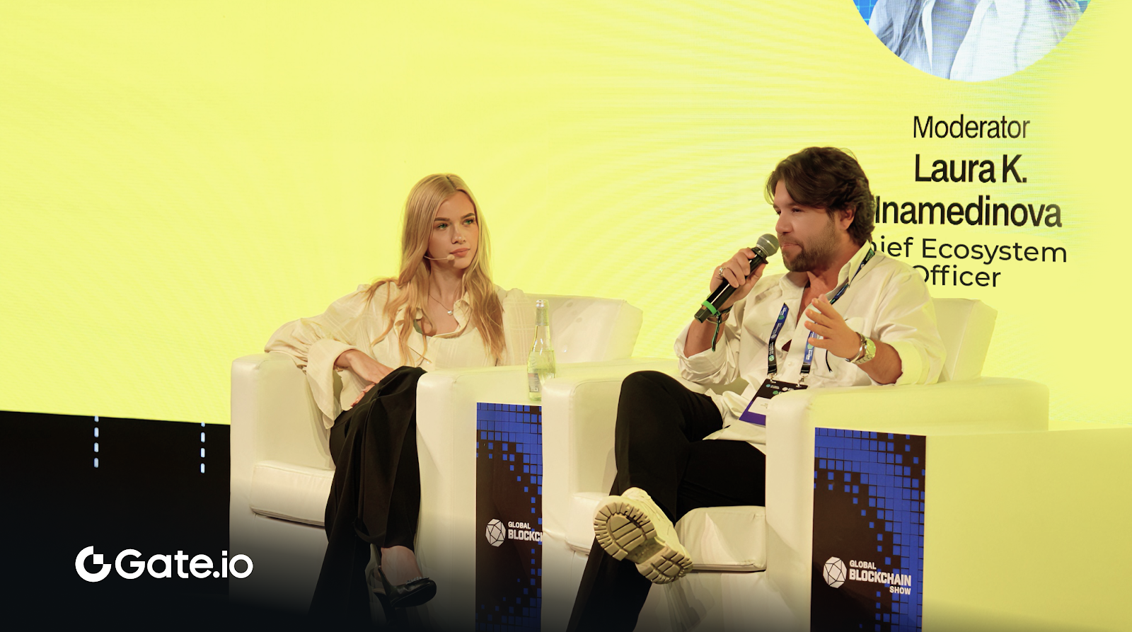 Gate.io's new CGEO Laura K. Inamedinova attended the Dubai Summit to promote the cooperation between Web3 and traditional finance