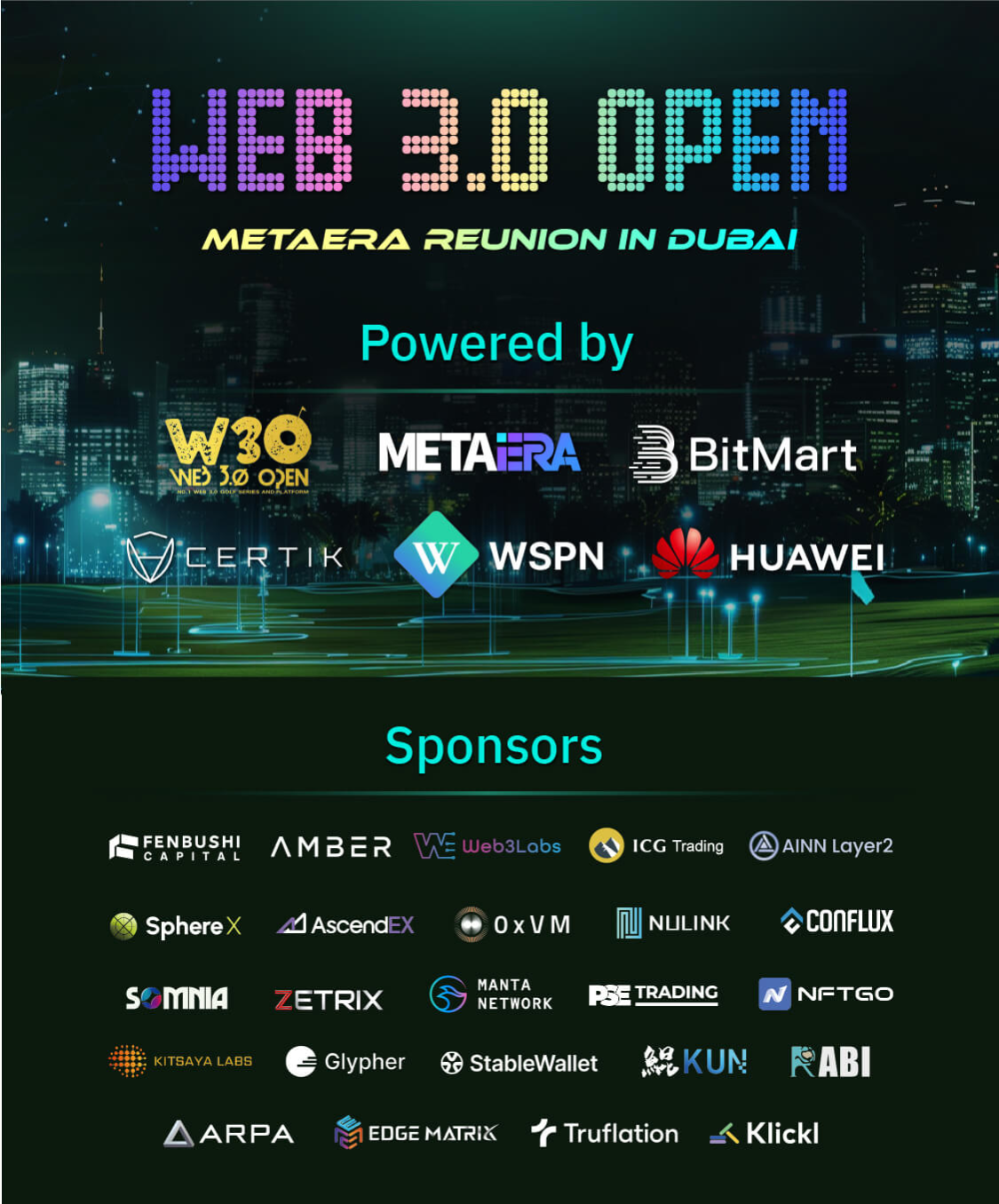 Meta Era 成功籌辦 Web 3.0 Open - Meta Era Reunion in Dubai 高峰會，暢想杜拜數位經濟新可能