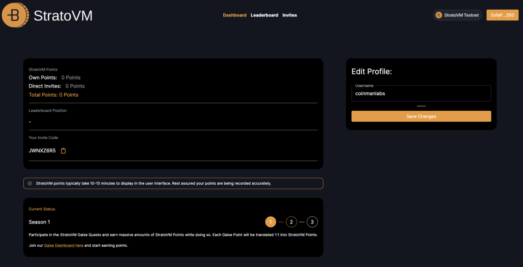 極簡互動手冊：BTC Layer2 StratoVM激勵測試網活動教程