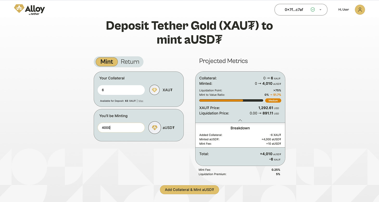 Tether的稳定币新尝试 aUSDT：黄金支持的数字资产
