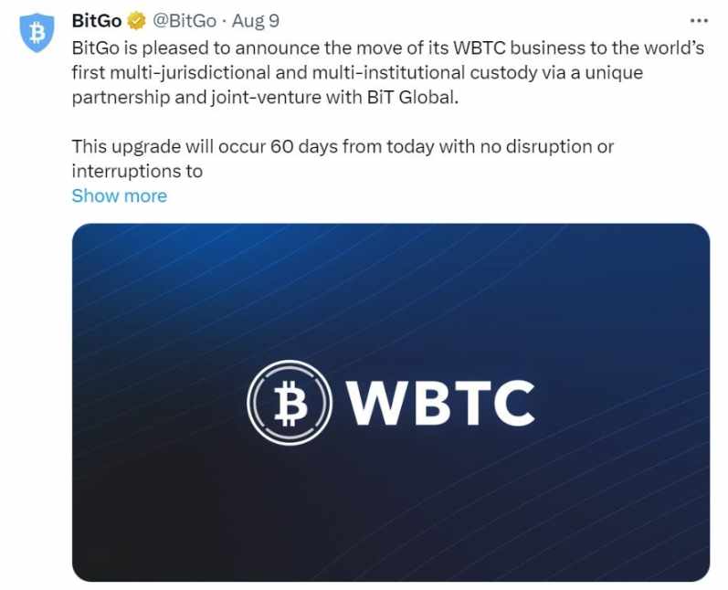 孫宇晨入局WBTC惹爭議，解析BTC錨定幣及其安全性