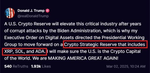 The cryptocurrency market has been revived overnight. Has the era of pro-crypto government officially begun in the United States?