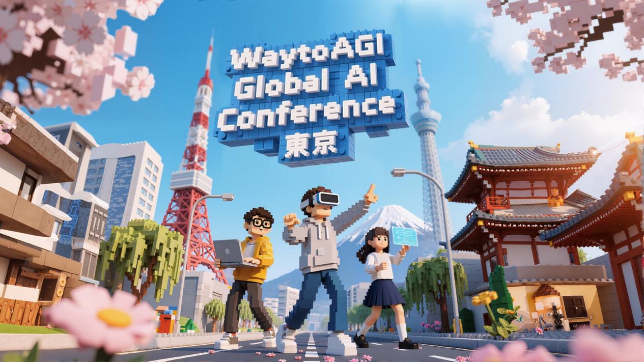 2025 WaytoAGI 글로벌 AI 컨퍼런스 - 도쿄역 개장 임박