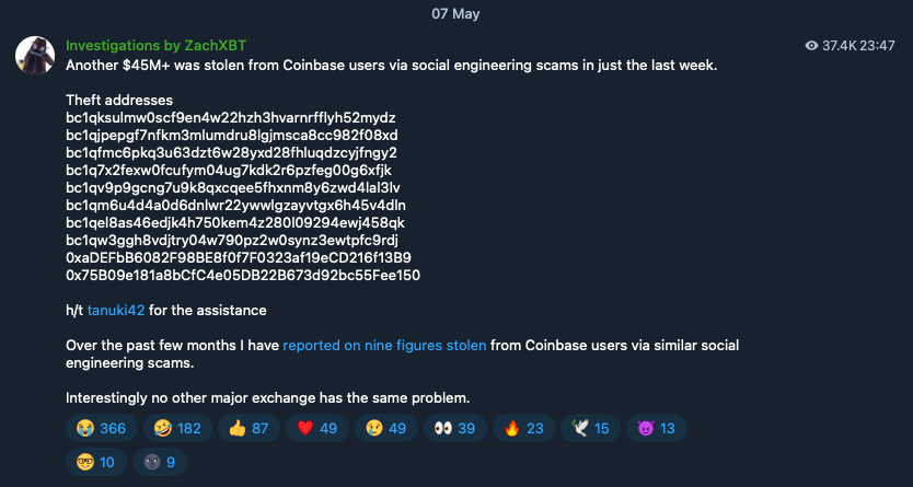 黑暗森林里的“客服”：当社工骗局盯上Coinbase用户