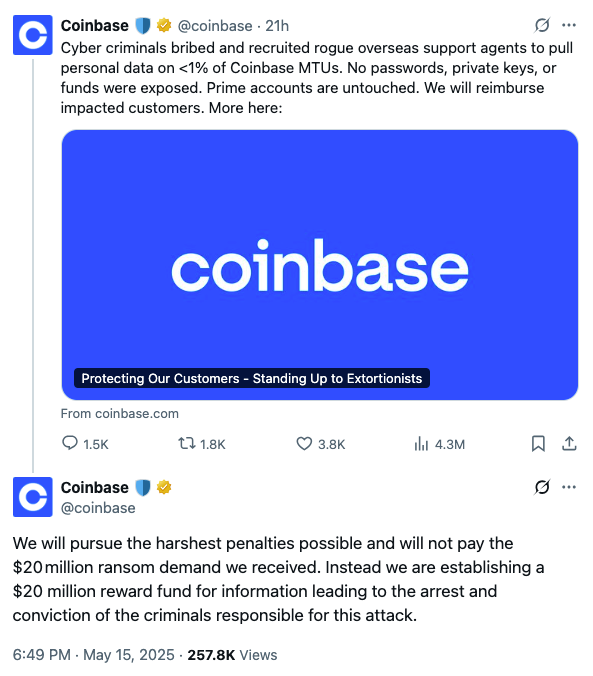 黑暗森林里的“客服”：当社工骗局盯上Coinbase用户
