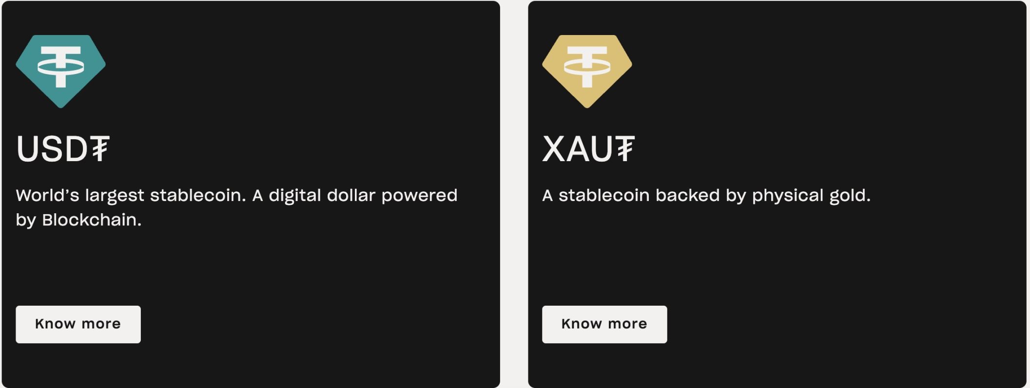 除了USDT外，Tether80吨黄金支撑XAUT代币